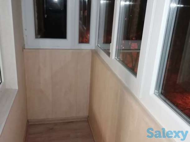 Балконы в Талгаре:утепление, обшивка сайдингом, отделка Мдф декор., фотография 1