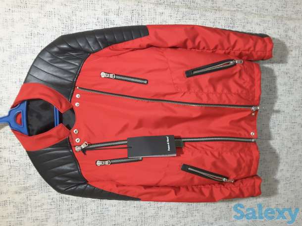 Продам куртку демисезонную Franco Di Marco с кожаными вставками, фотография 6