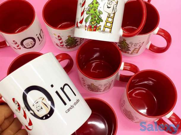 Нанесение на цветные кружки. Печать на цветных кружках любых логотипов., фотография 1