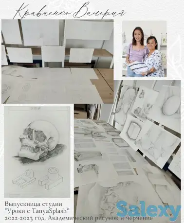 Подготовка к творческим экзаменам, академический рисунок, черчение, фотография 2