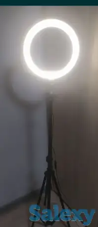 Лампа кольцевая штатив в подарок, фотография 2