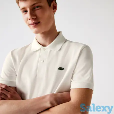 Мужское поло lacoste l.12.21 original classic fit, фотография 1