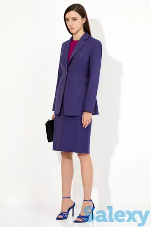 Классическая юбка-карандаш из 100% шерсти vassa&co, фотография 1