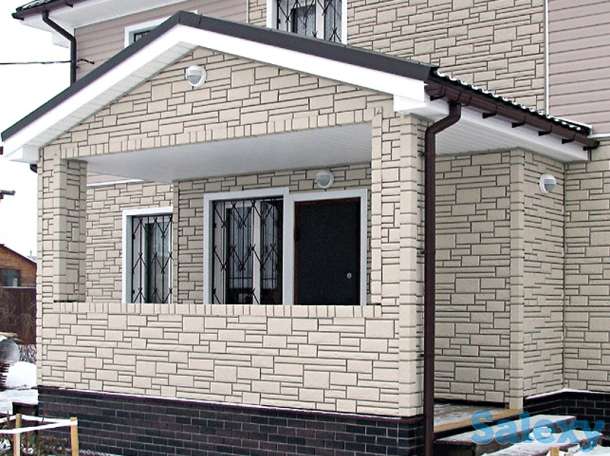 Обшивка домов сайдинг, фасадная панель, кровля крыш проф лист, черепиц, фотография 1