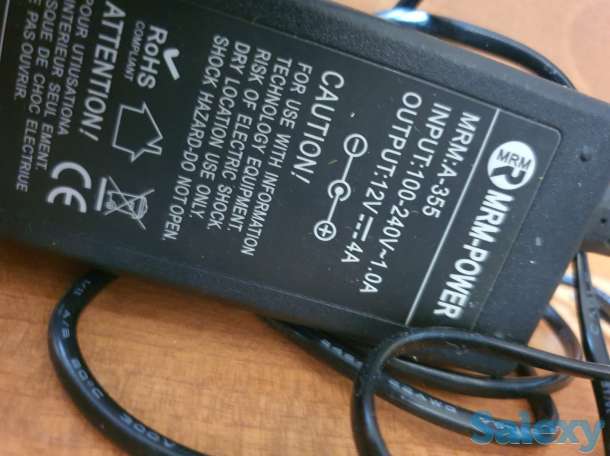 Адаптор, адаптер 12V-8A блок питания, фотография 2