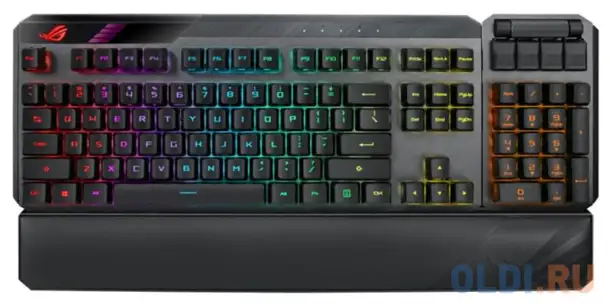 Клавиатура беспроводная asus rog claymore rog claymore ii usb + bluetooth, фотография 1