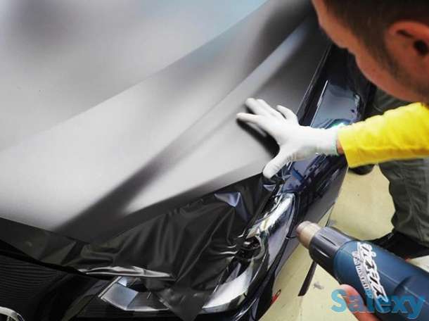 Автовинил пленка матовый хром самоклейка с микро-каналами, фотография 2