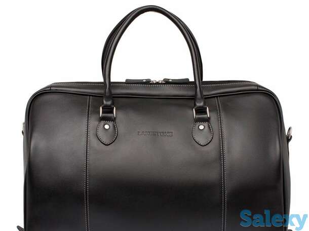 Кожаная дорожная сумка davis black, фотография 1