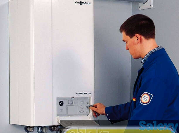 Ремонт и обслуживание, чистка теплообменника газового котла viessmann в талгаре (алматинской области), фотография 1