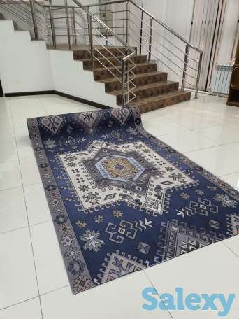 Коврик Голубой Кечуа ковер ковровая дорожка Ширина 140 см, фотография 4