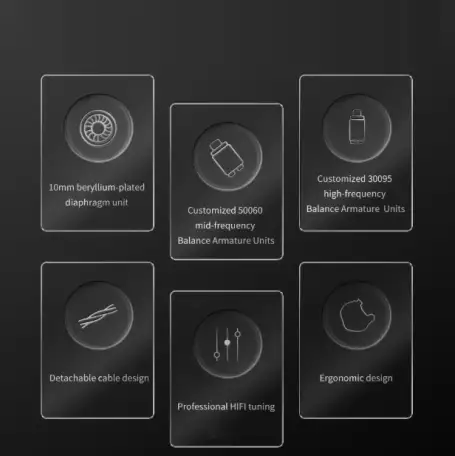 Наушники TRN VX Pro  8BA 1DD, фотография 6