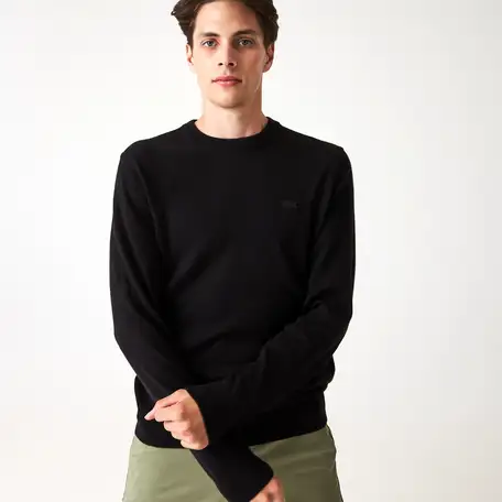 Мужской свитер lacoste из шерсти мериноса, фотография 1