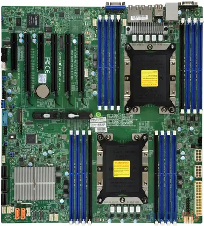 Материнская плата supermicro mbd-x11dpi-n-b, фотография 1