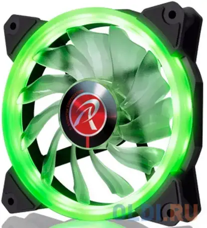 Iris 12 green 0r400042(singel led fan, 1pcs/pack), 12025 led pwm fan,, фотография 1