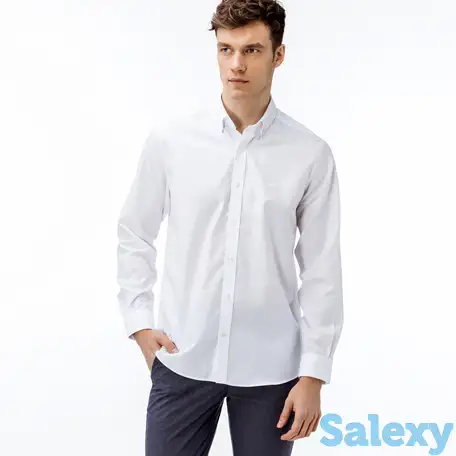 Мужская хлопковая рубашка lacoste, фотография 1