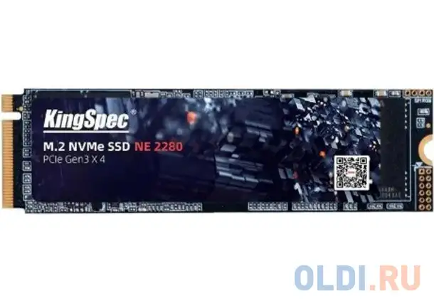 Ssd накопитель kingspec ne-1tb 1 tb pci-e 3.0 x4, фотография 1