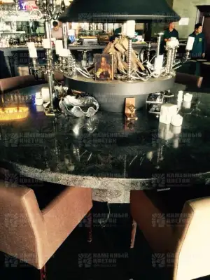 Мраморные столешницы. Изготовление столешниц из мрамора, гранита, травертина, оникса. Делаем замеры и монтаж, фотография 6