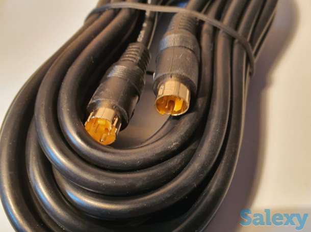 Межблочный кабель 4 DIN -4 DIN, круглый 4 контакта Премиум качество 5м, фотография 4