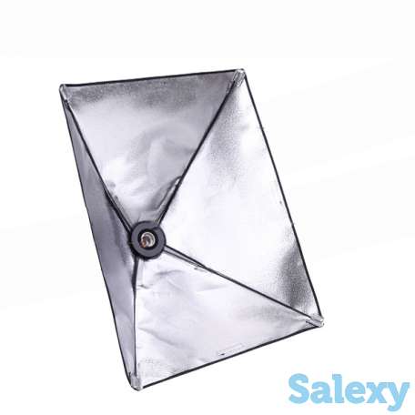 Постоянный студийный свет, набор ( софтбоксы 50x70, плафоны, стойки ), фотография 8