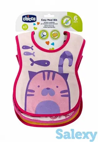 Слюнявчики 3 шт. chicco, фотография 1
