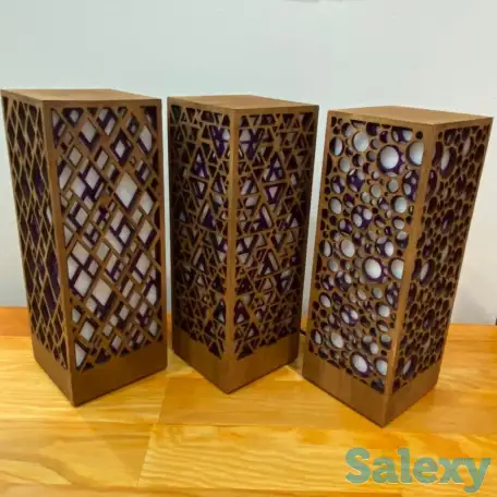 Фиолетовый Интерьерный светильник - ночник, фотография 11