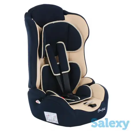 BAMBOLA Автомобильное кресло для детей 9-36 кг PRIMO Т.Синий/Бежевый 2шт/кор, фотография 1