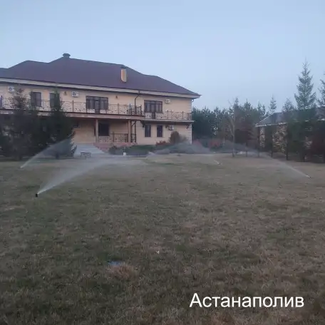 полив газона в астане, фотография 6