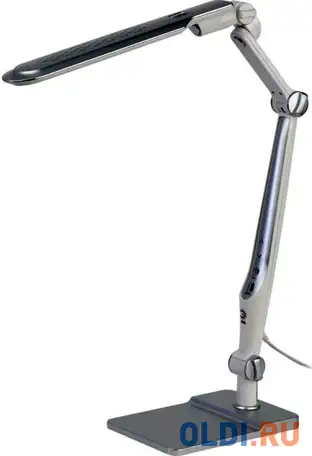 Эра б0052772 настольный светильник nled-497-12w-s светодиодный на струбцине и с основанием, фотография 1