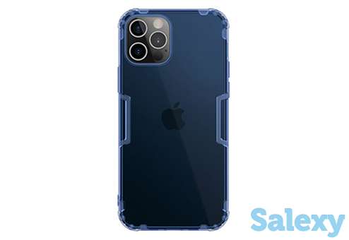 Чехол nillkin nature для iphone 12/12 pro. синий, фотография 1