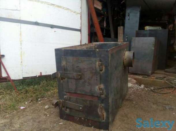 Печь на отработке, банный котел, печь под плиту, фотография 1