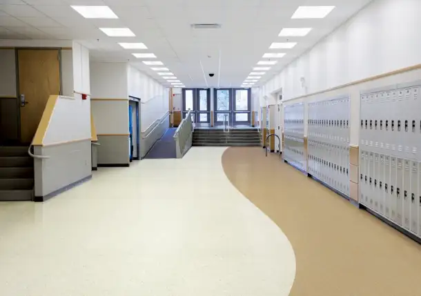 Коммерческий гетерогенный профессиональный линолеум LG. Коммерческое напольное покрытие КМ2, фотография 2