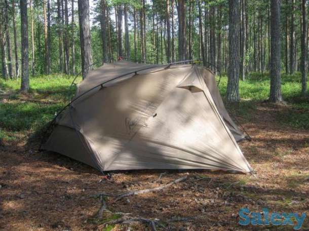 Палатка нормал траппер 2 si/pu желтая, фотография 3