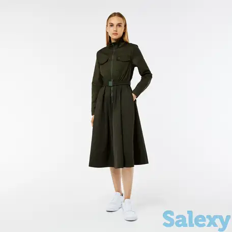 Женское платье lacoste loose fit с поясом, фотография 1