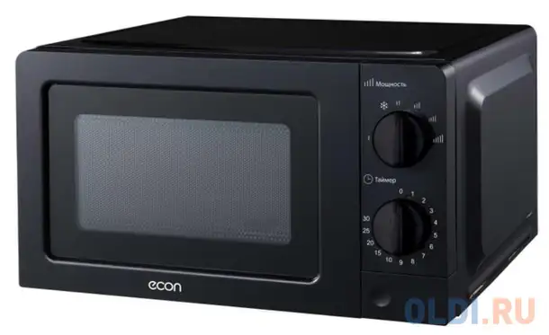 Микроволновая печь 20l solo black eco-2031m econ, фотография 1