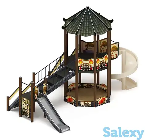 Карнавал (шанхай) - дик 2.22.02-02 - игровой комплекс h=1200 h=2000, фотография 1