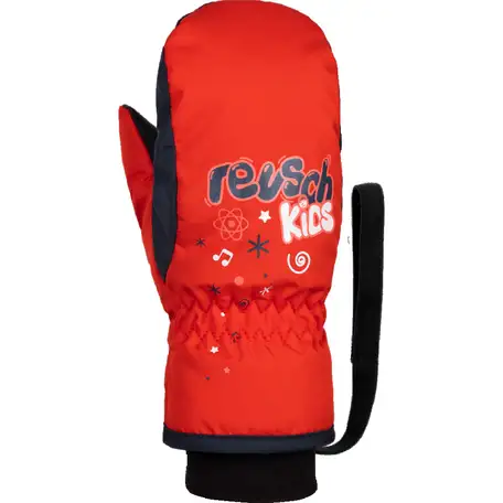 Варежки reusch 18-19 kids mitten fire red/dress blue/white, фотография 1