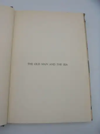 1-е печ. издание 1952 «Старик и море» Э. ХЕМИНГУЭЙ eng, фотография 4