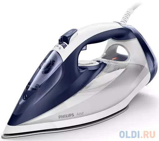 Утюг philips gc4541/20 2400вт синий белый, фотография 1