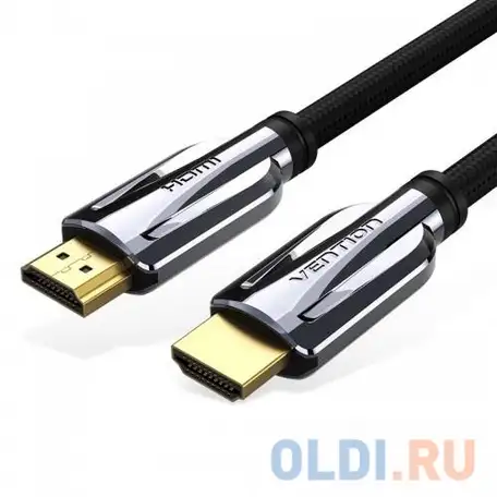 Кабель vention hdmi ultra high speed v2.1 with ethernet 19m/19m -, фотография 1