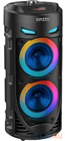 Ginzzu gm-220 {(v5.0), 24вт, 150гц- 18кгц, usb-flash, microsd-card, fm-радио, пульт ду,, фотография 1