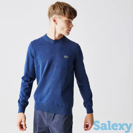 Мужской свитер lacoste crew neck из органического хлопка, фотография 1