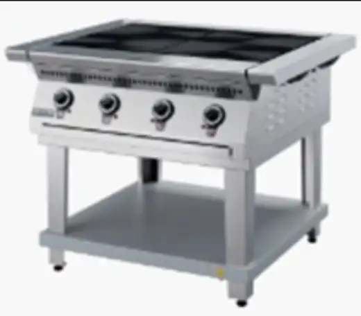 Плита электрическая ПЭ49П на подставке Установка напольная Оснащение подставка стенд Количество конфорок 4 Размер ко, фотография 1