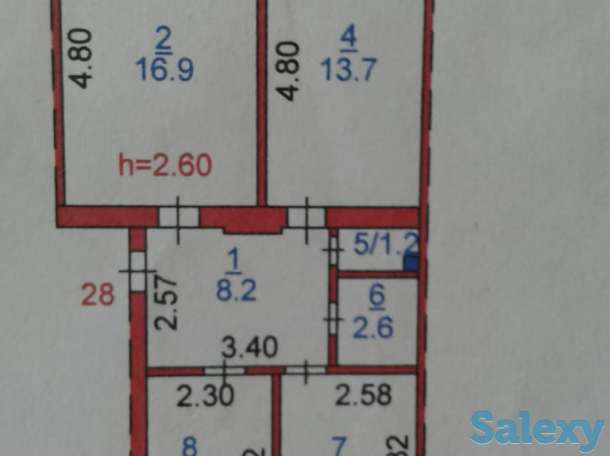 Продам 3-комнатную квартиру, улица Кобыланды Батыра дом 62а, фотография 3