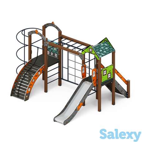 Детский игровой комплекс «рада (город)» дик 2.01.2.07-01 h=1200, фотография 1