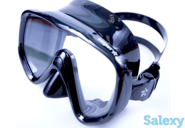 Маска подводная sargan окулятор черная (черный силикон), фотография 1
