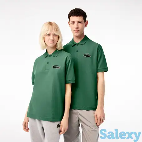 Поло lacoste original l.12.12 loose fit 80's unisex, фотография 1