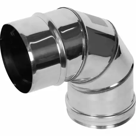 Отвод нержавеющий 45 градусов, D 5-1420 мм, s 1-40 мм, Тип: крутоизогнутый; угольник..., Марка: 12Х18Н10Т..., фотография 1