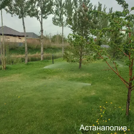 полив газона в астане, фотография 8