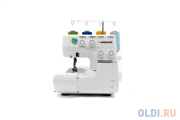 Оверлок jaguar a-350 flowerбелый, фотография 1