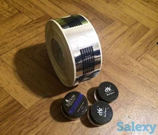 Формы для наращивания ногтей + цветные мини акрилы, фотография 1